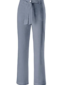 Palazzohose mit Bindegürtel