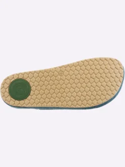 Pantoffel mit Memory-Fußbett