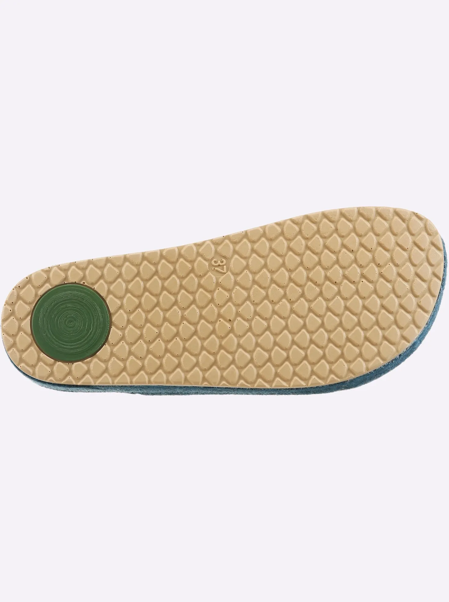 Pantoffel mit Memory-Fußbett