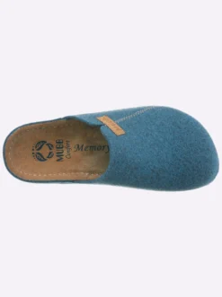 Pantoffel mit Memory-Fußbett