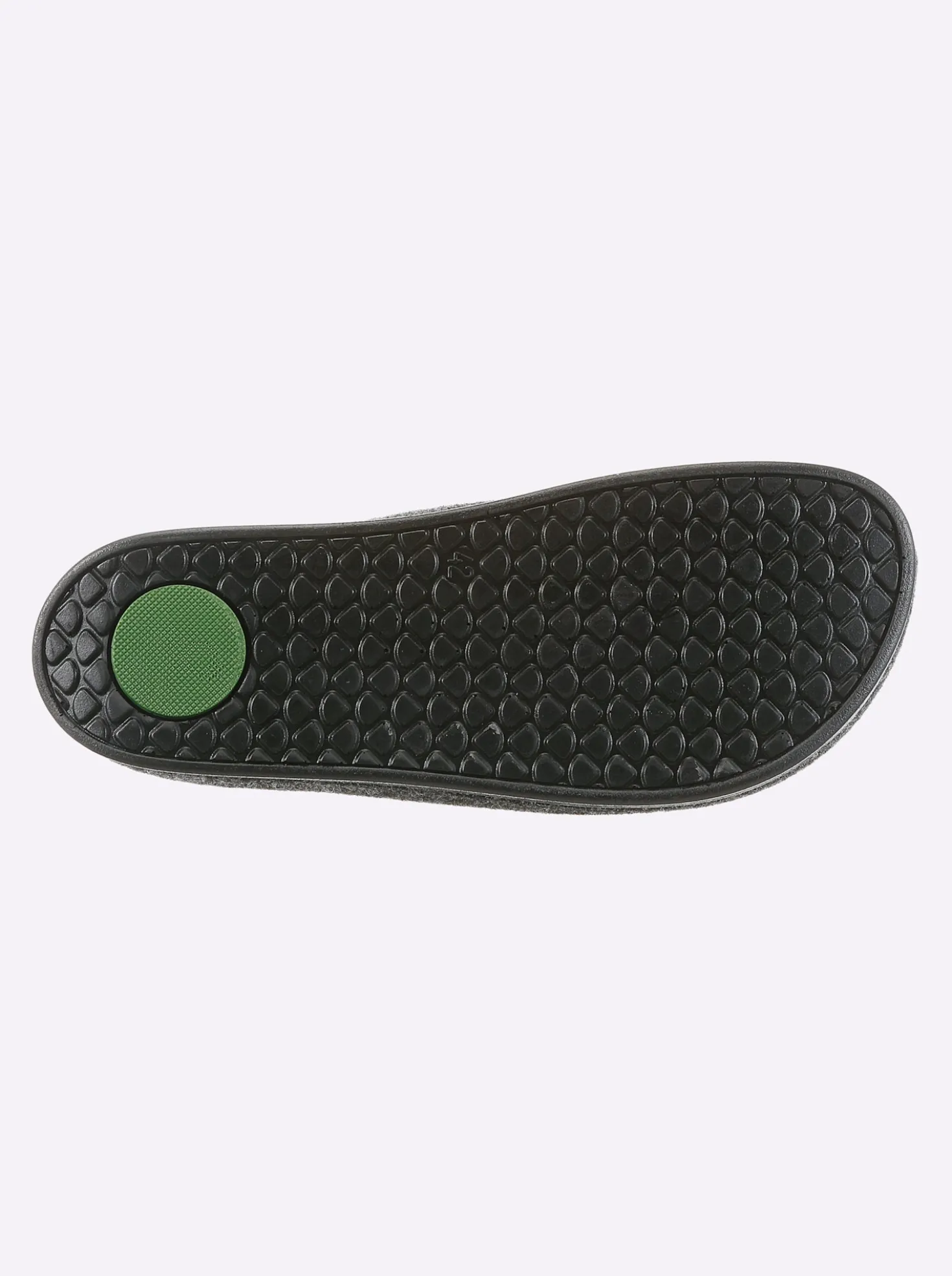 Pantoffel mit Memory-Fußbett