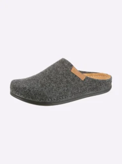 Pantoffel mit Memory-Fußbett