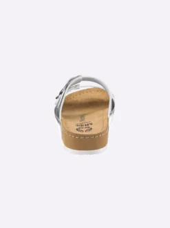 Pantolette in Metallic-Farben