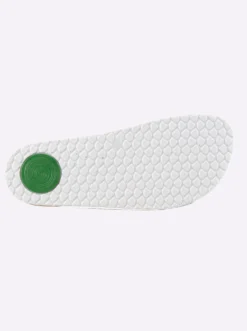 Pantolette in Metallic-Farben