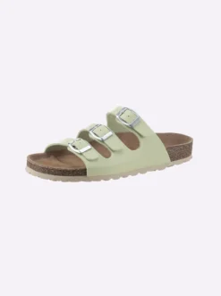 Pantolette in schlanker Weite F