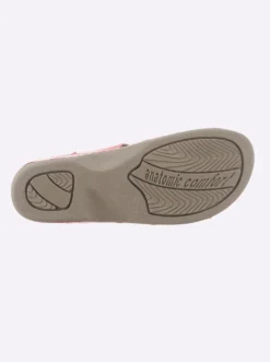 Pantolette mit gepolsterter Laufsohle