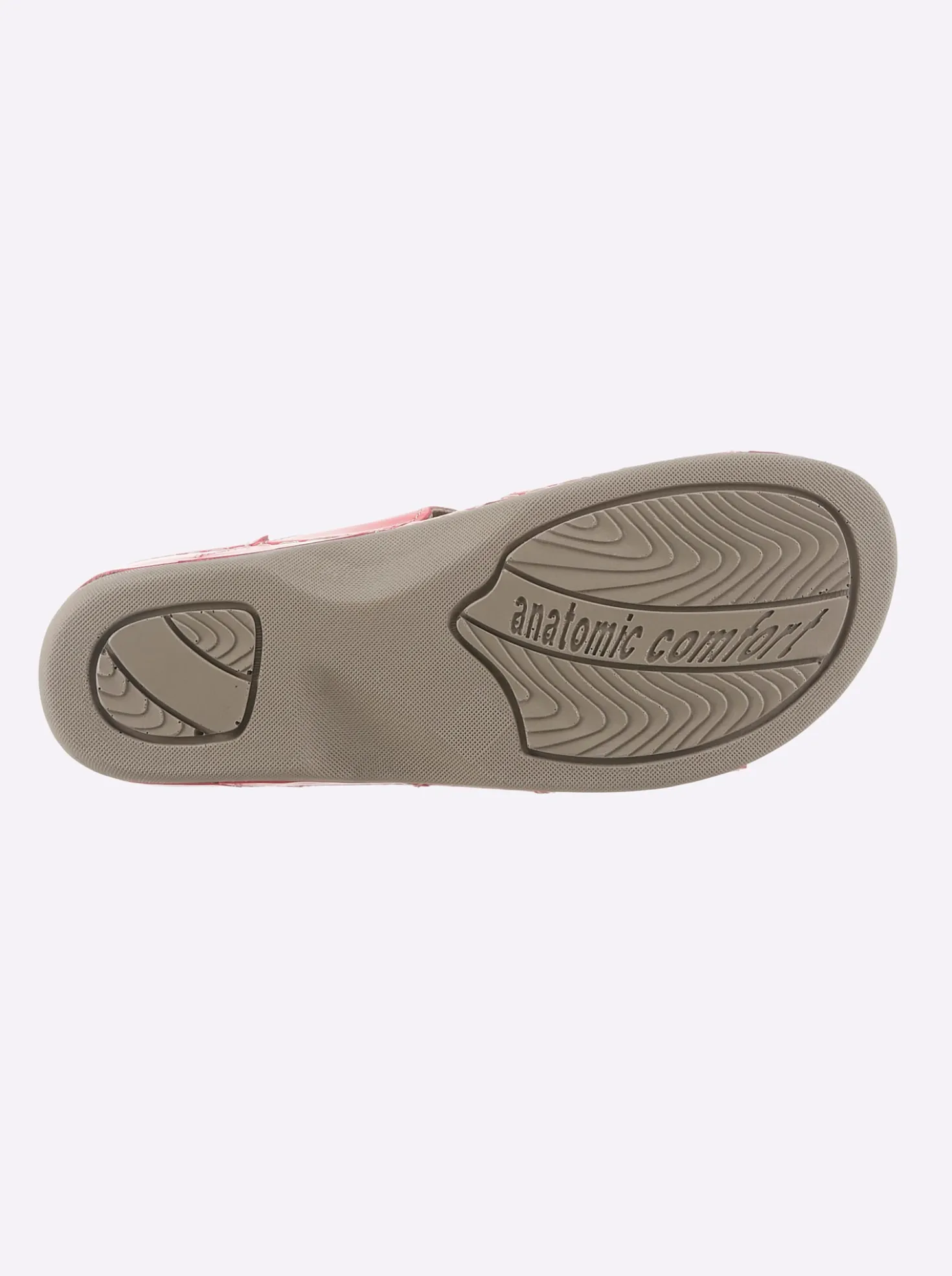 Pantolette mit gepolsterter Laufsohle