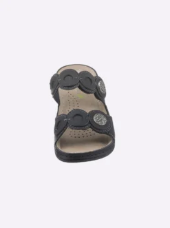 Pantolette mit gepolsterter Laufsohle