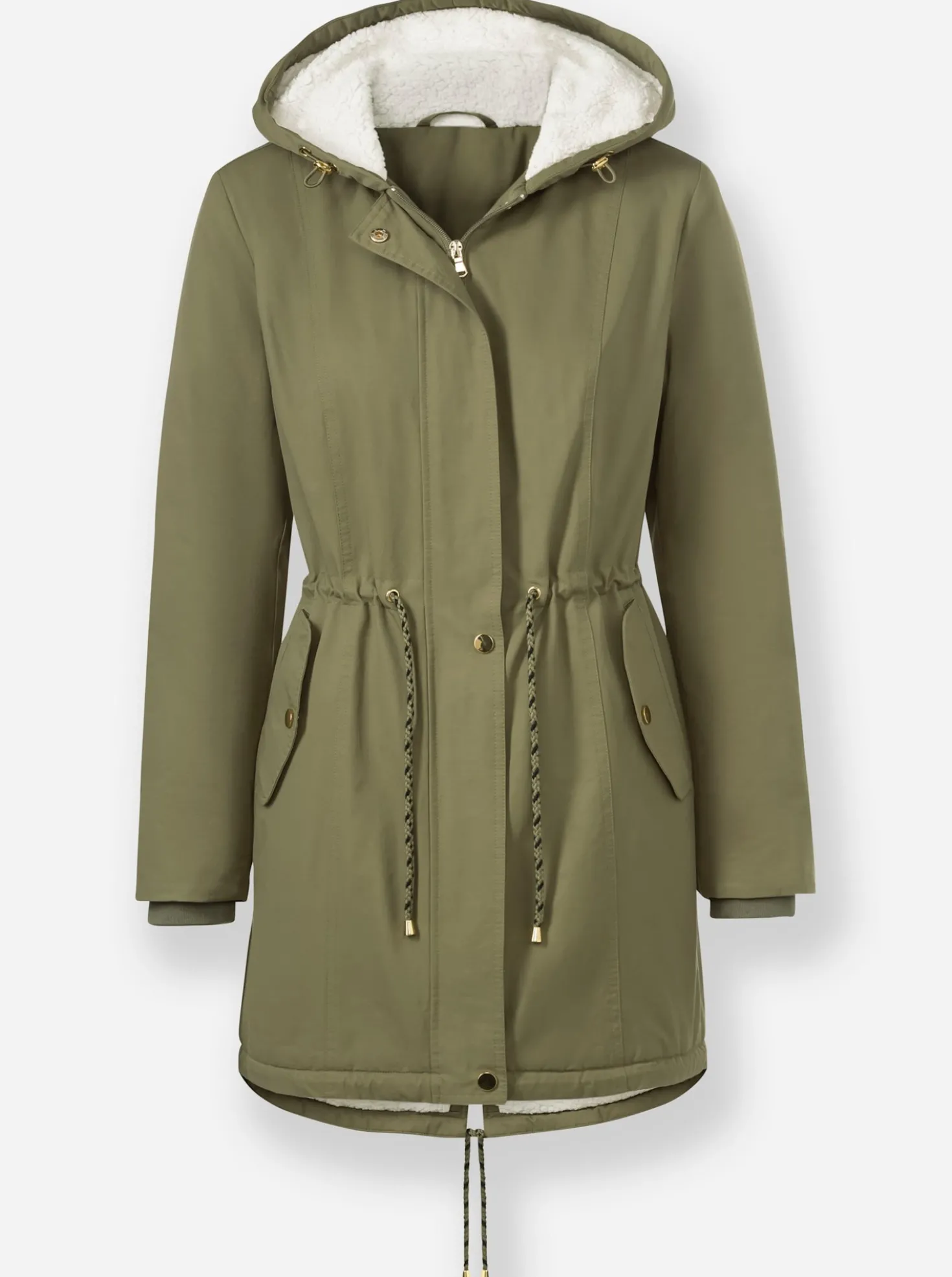 Parka mit gefütterter Kapuze