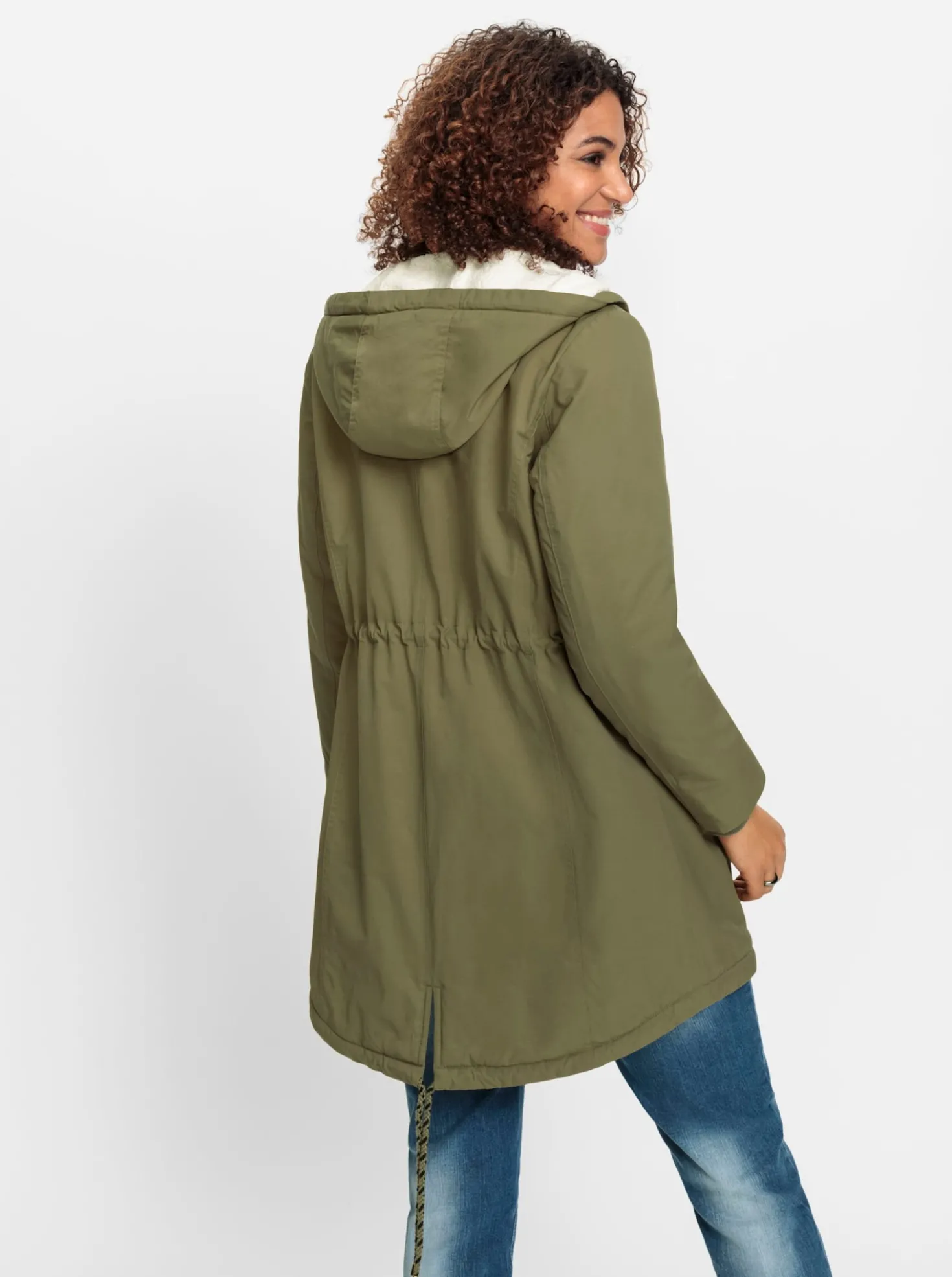 Parka mit gefütterter Kapuze