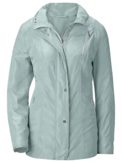 Parka mit silberfarbigen Details