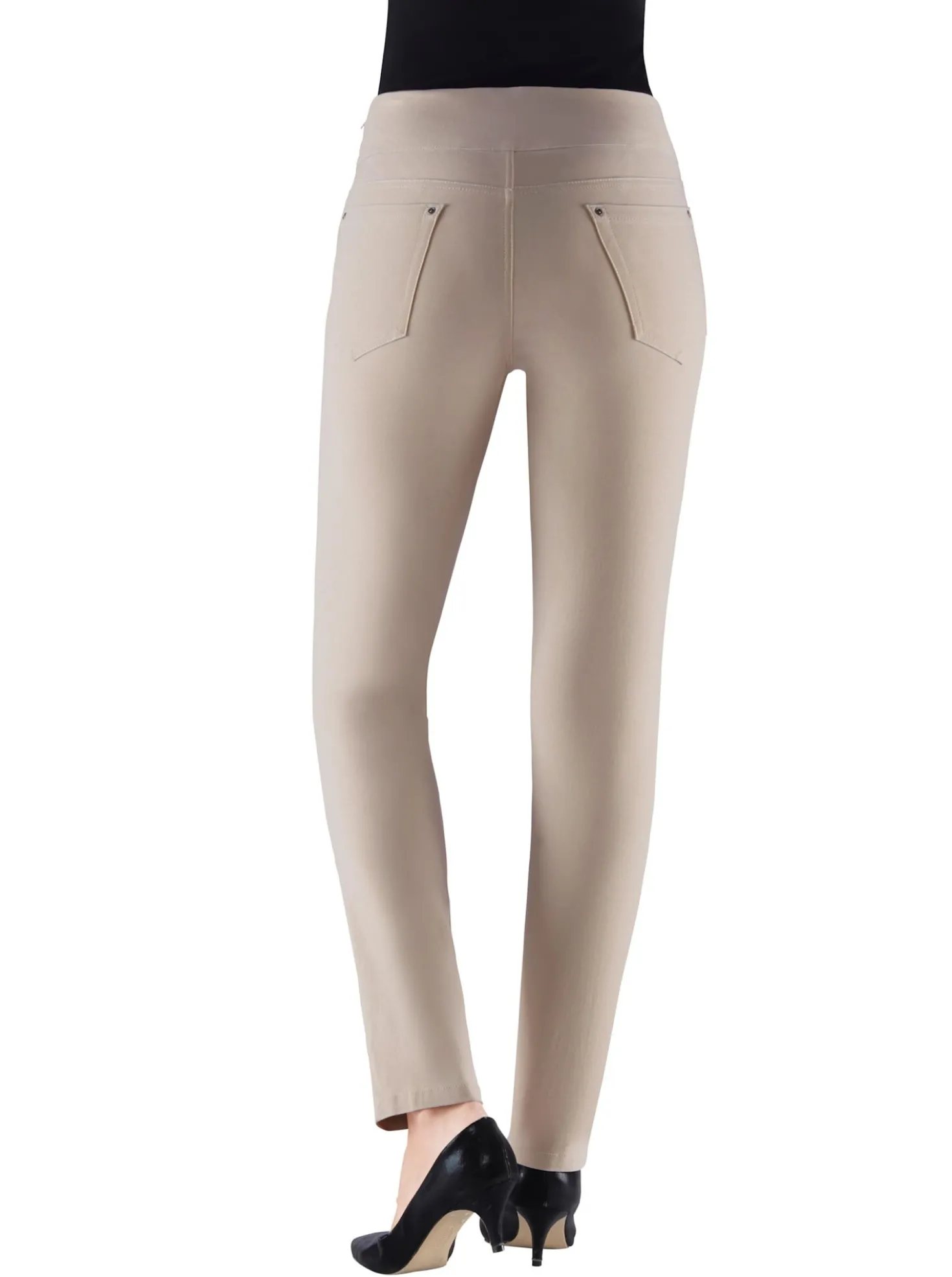 5-Pocket-Hose mit hohem Bund