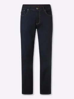 5-Pocket-Hose mit kontrastfarbenen Nähten