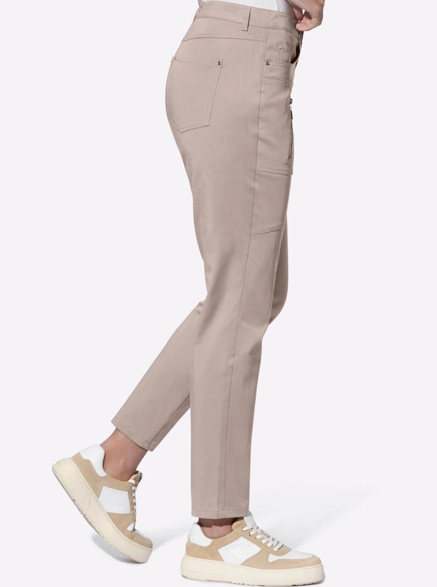 5-Pocket-Hose mit Zippertaschen