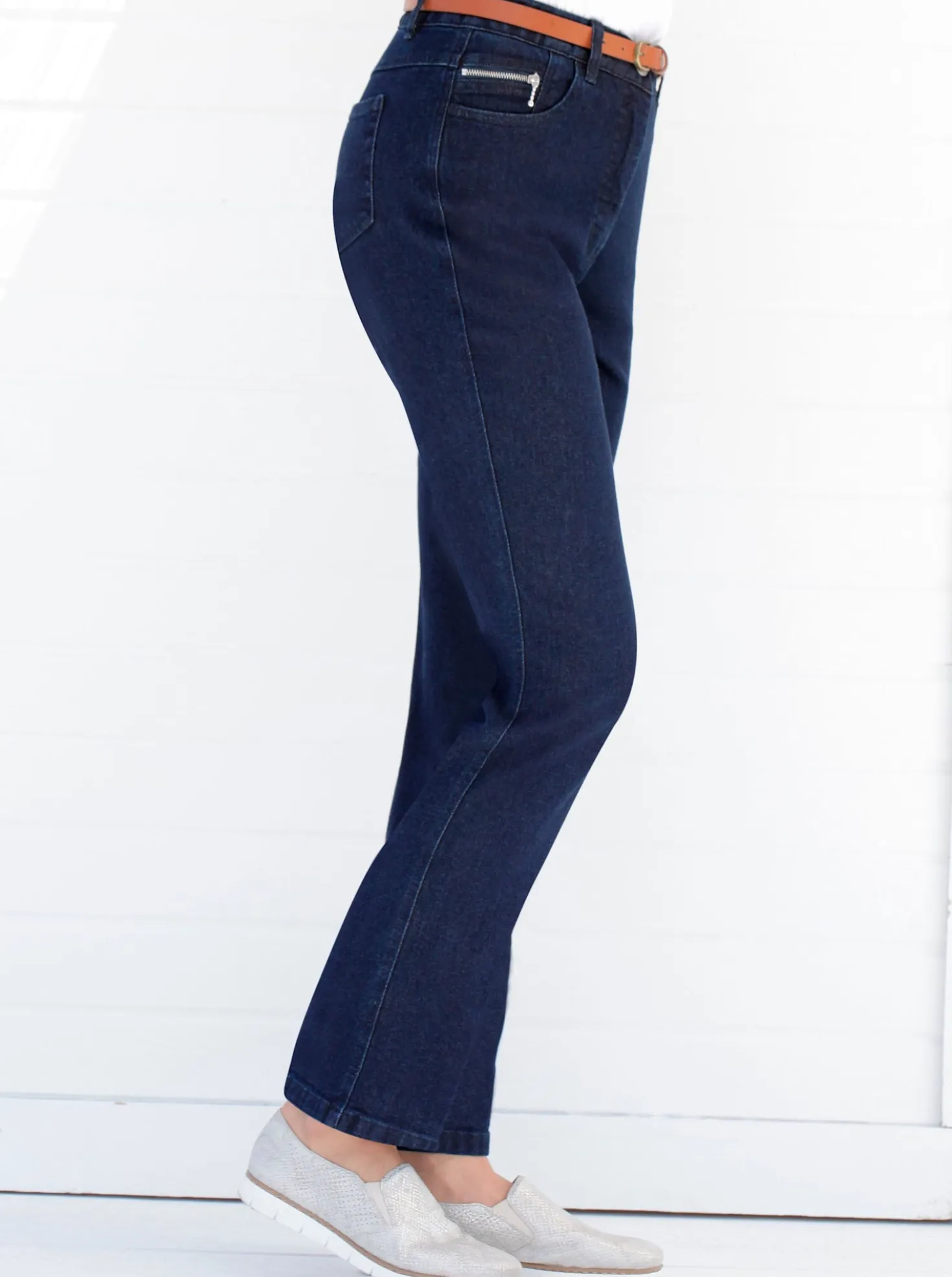 5-Pocket-Jeans gerade geschnitten