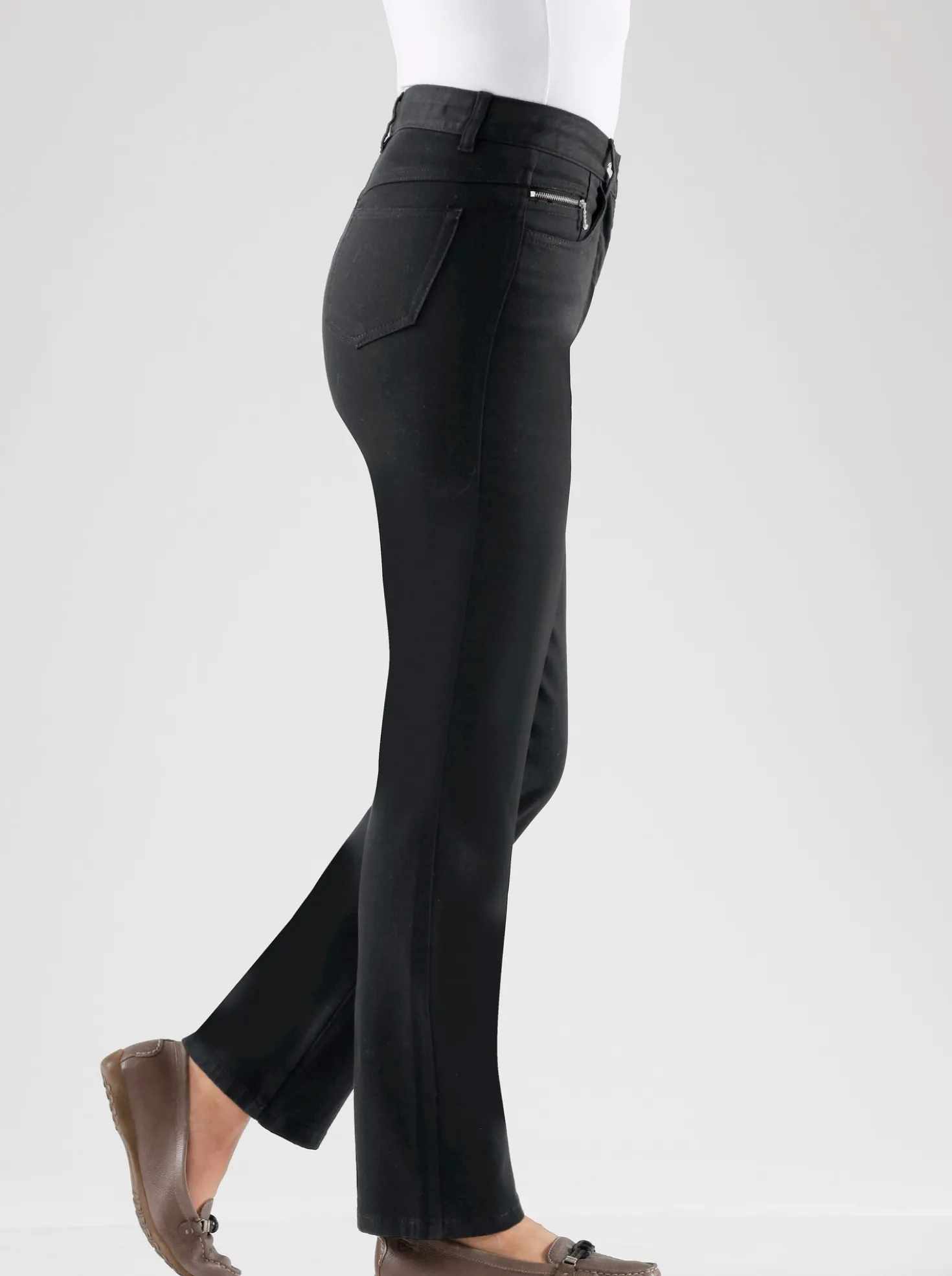 5-Pocket-Jeans gerade geschnitten