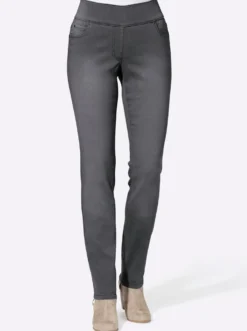 5-Pocket-Jeans in Schlupfform