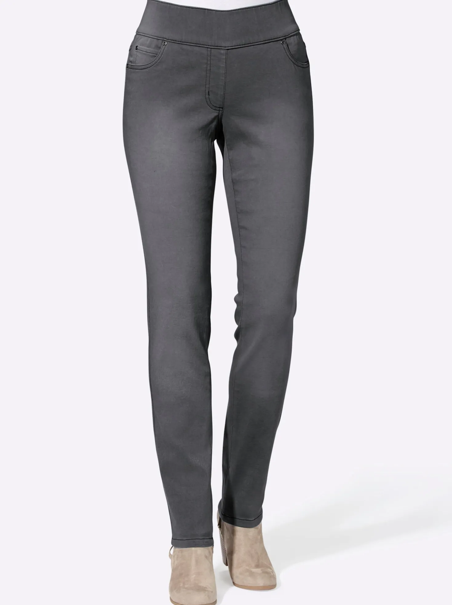 5-Pocket-Jeans in Schlupfform