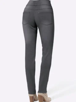 5-Pocket-Jeans in Schlupfform