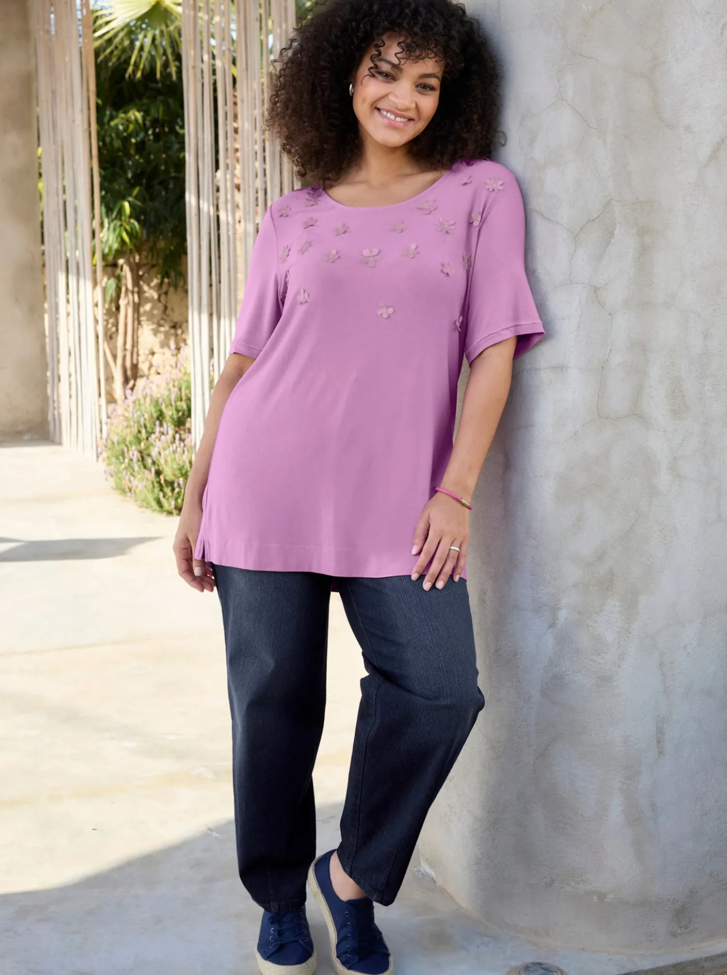 5-Pocket-Jeans mit Barrel-Leg