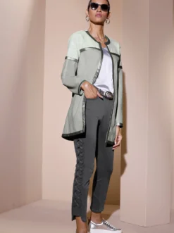 5-Pocket-Jeans mit Bändchen-Verzierung seitlich