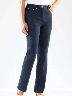 5-Pocket-Jeans mit innenliegendem Dehnbund
