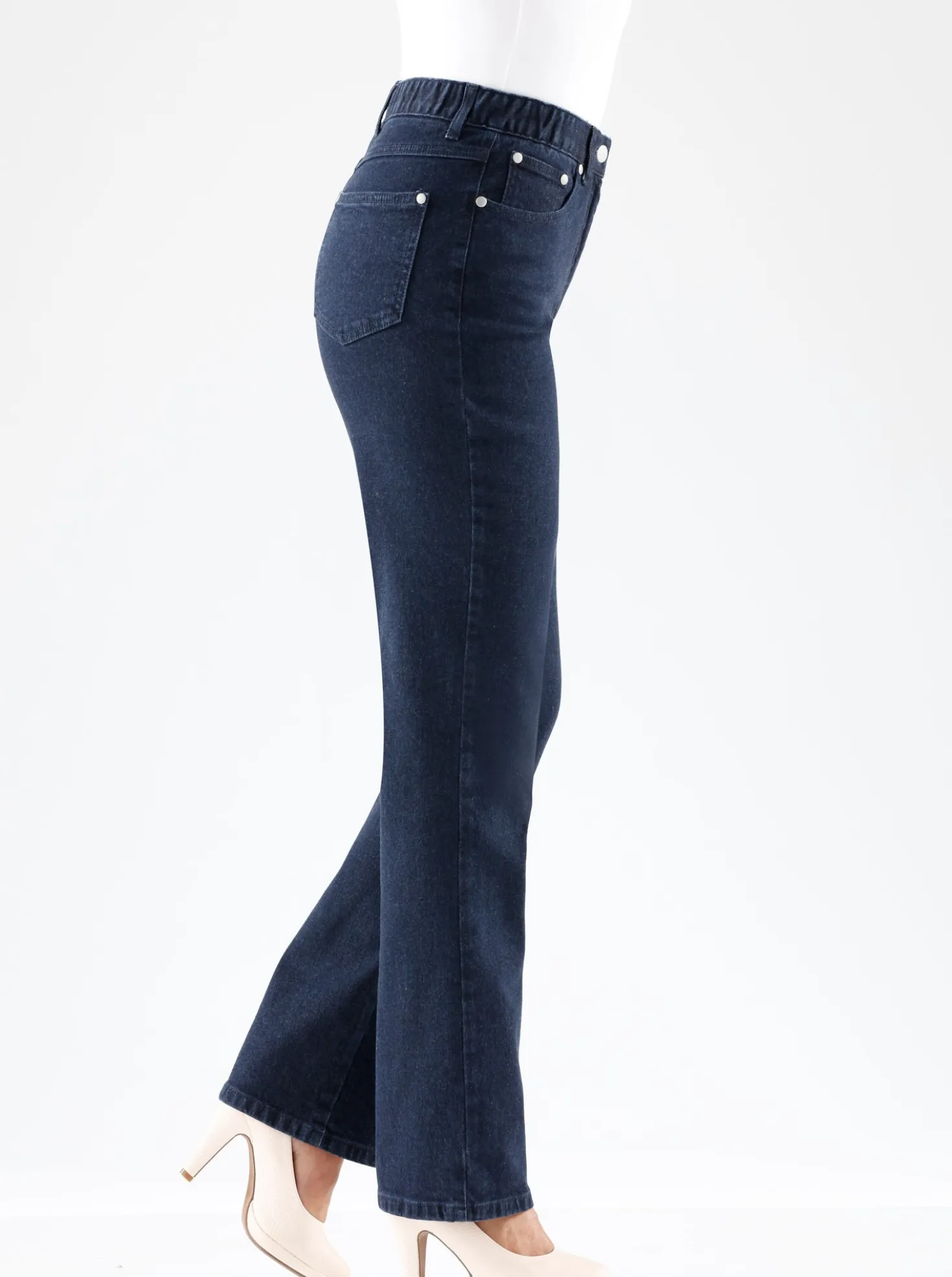 5-Pocket-Jeans mit innenliegendem Dehnbund