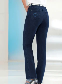 5-Pocket-Jeans mit innenliegendem Dehnbund