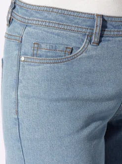 5-Pocket-Jeans mit Kontrastnähten