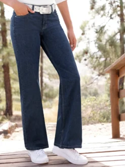 5-Pocket-Jeans mit Kontrastnähten