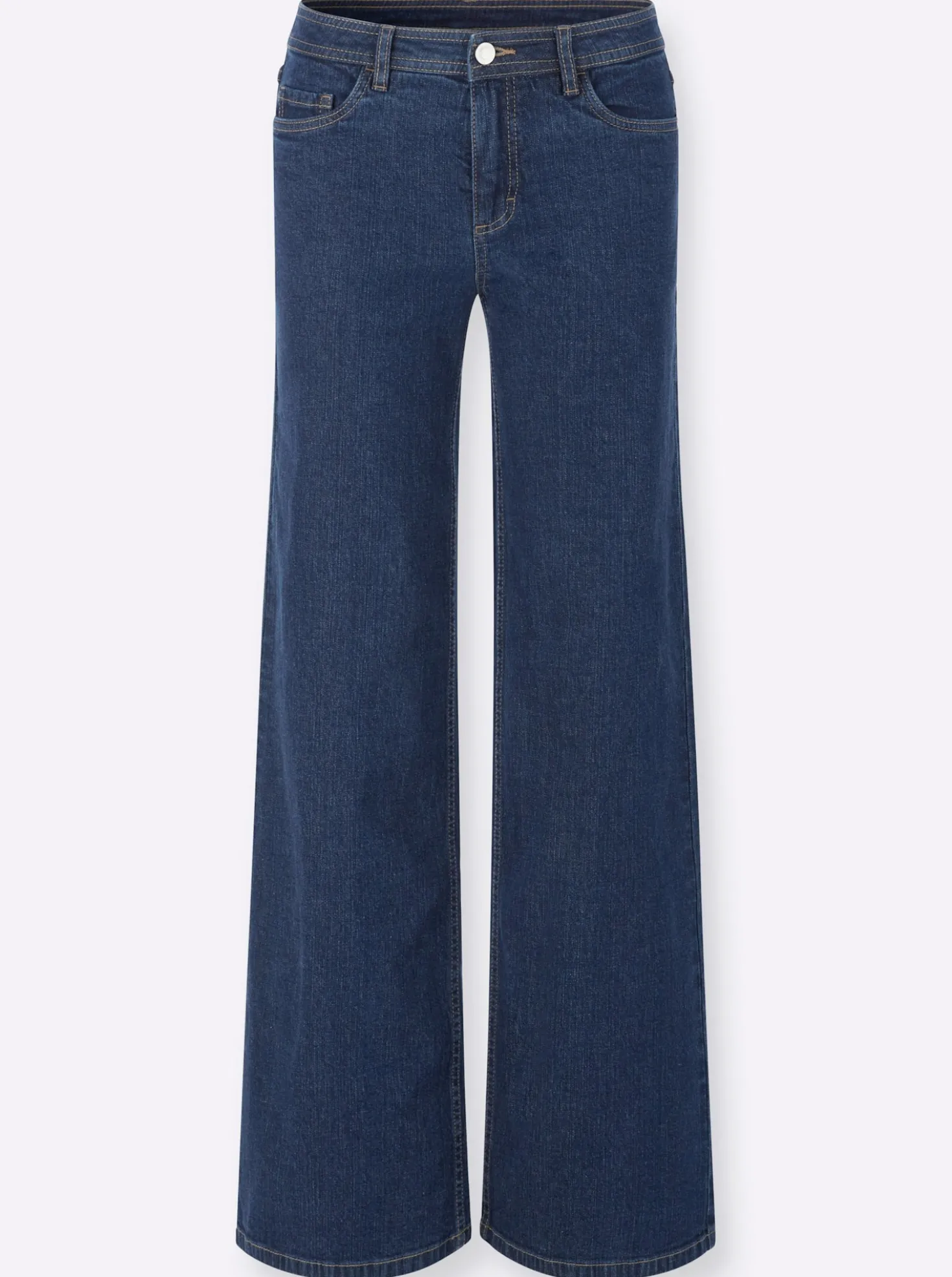 5-Pocket-Jeans mit Kontrastnähten
