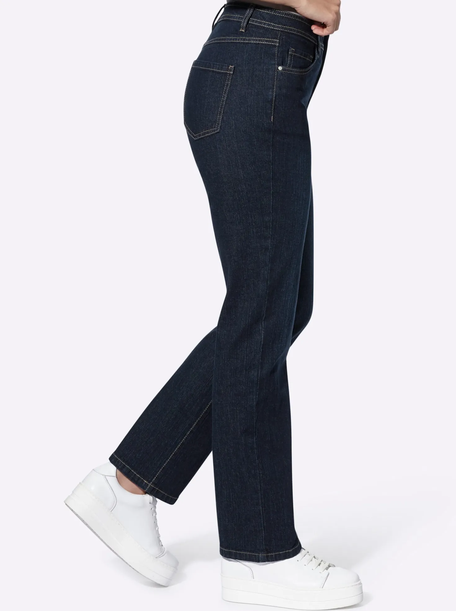 5-Pocket-Jeans mit lässig weiten Beinen