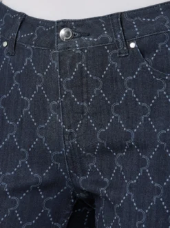 5-Pocket-Jeans mit Print-Dessin
