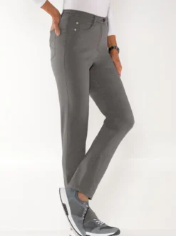5-Pocket-Jeans mit seitlichem Dehnbund