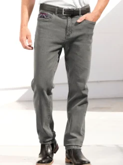 5-Pocket-Jeans mit Used-Effekt