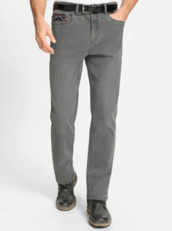 5-Pocket-Jeans mit Used-Effekt