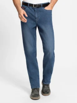 5-Pocket-Jeans mit Used-Effekt
