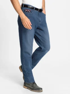 5-Pocket-Jeans mit Used-Effekt