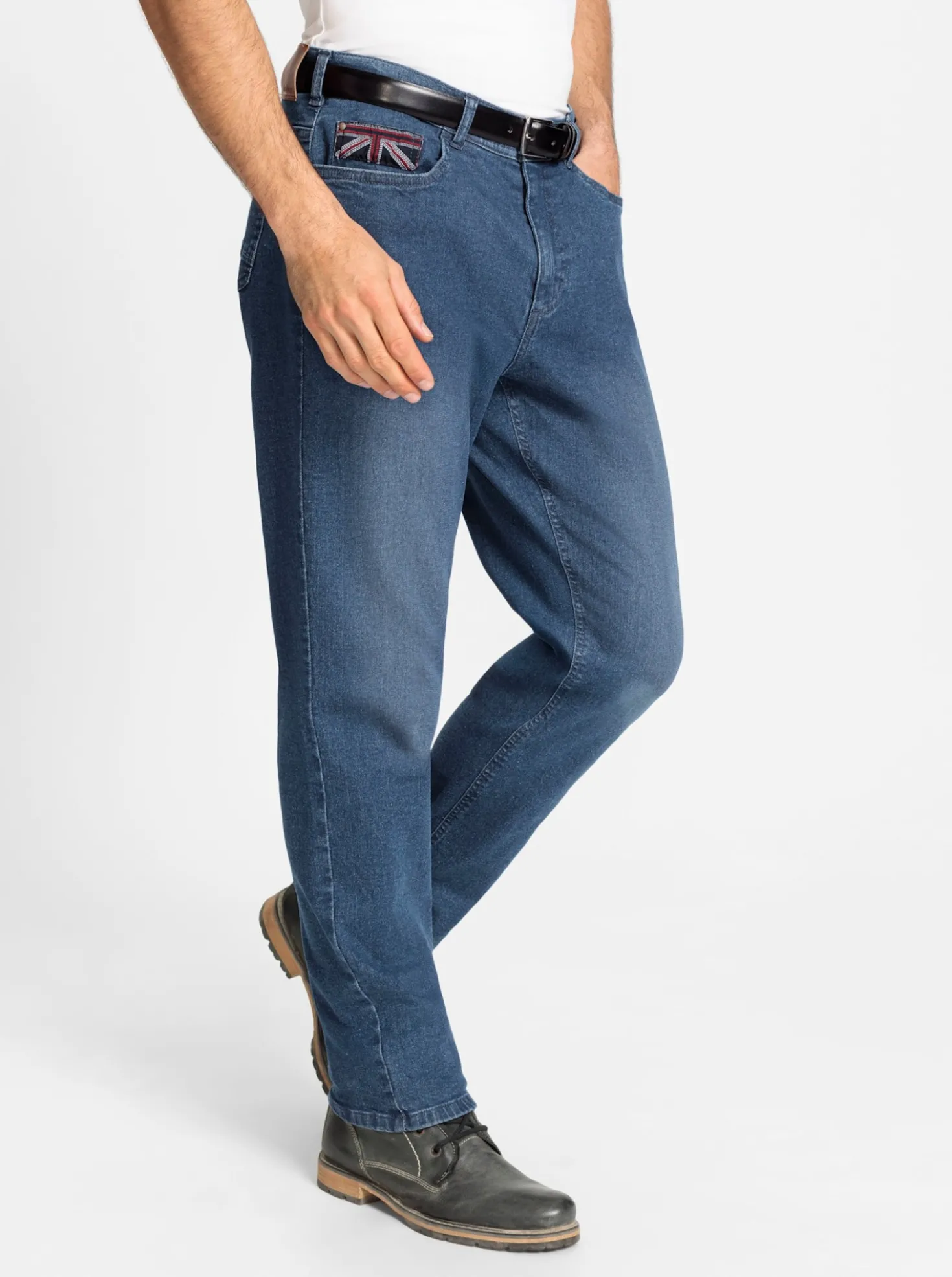 5-Pocket-Jeans mit Used-Effekt