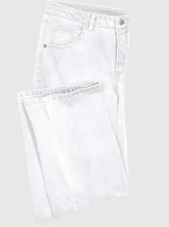 5-Pocket-Jeans mit weitem Bein