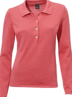 Polopullover mit Knopfleiste