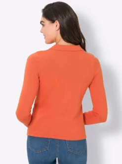 Polopullover mit Knopfleiste