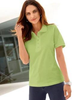Poloshirt mit Seitenschlitzen