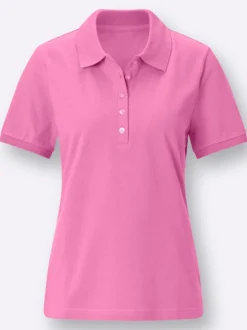 Poloshirt mit Seitenschlitzen