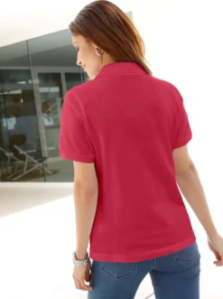 Poloshirt mit Seitenschlitzen