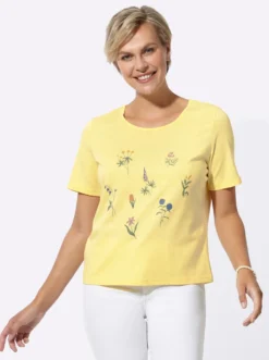 Print-Shirt in Single-Jersey-Qualität
