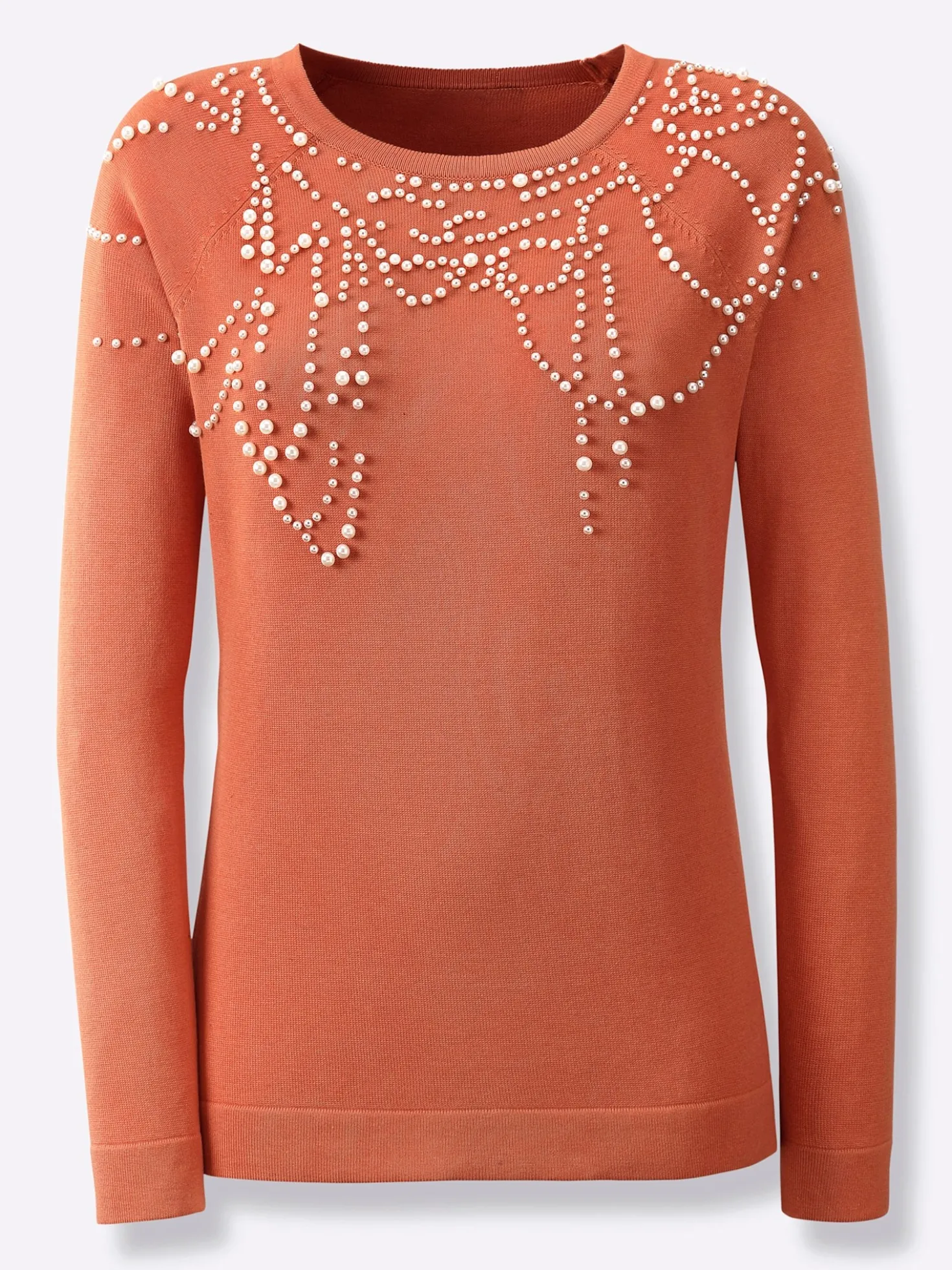 Pullover mit Zierperlen