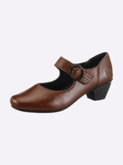 Pumps mit weitenverstellbarer Schließe