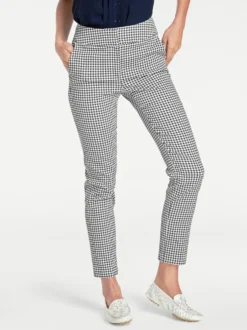 Röhrenhose mit Druck-Dessin