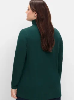 Rollkragenshirt in A-Linie